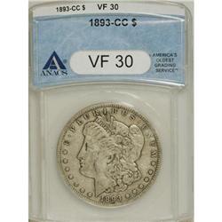1893-CC $1 VF30 ANACS
