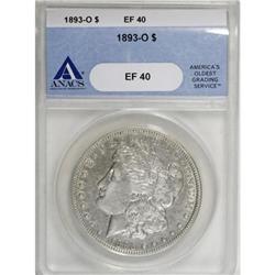 1893-O $1 XF40 ANACS