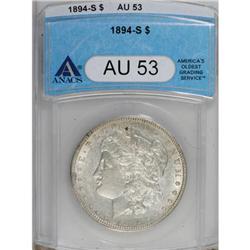 1894-S $1 AU53 ANACS