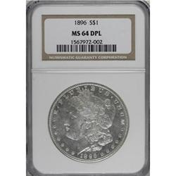 1896 $1 Deep Mirror Prooflike MS64 NGC