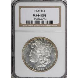 1896 $1 Deep Mirror Prooflike MS64 NGC