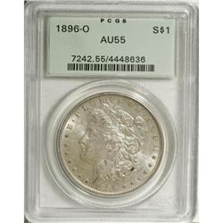 1896-O $1 AU55 PCGS