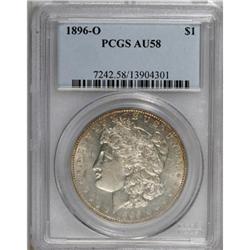 1896-O $1 AU58 PCGS