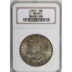 1897 $1 MS65 NGC