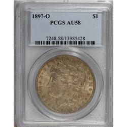 1897-O $1 AU58 PCGS