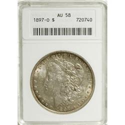 1897-O $1 AU58 ANACS