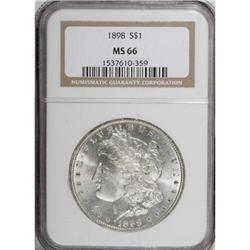 1898 $1 MS66 NGC