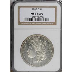 1898 $1 Deep Mirror Prooflike MS64 NGC