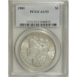1901 $1 AU53 PCGS