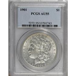 1901 $1 AU55 PCGS