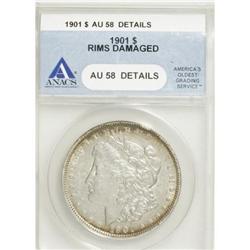 1901 $1 AU58 ANACS