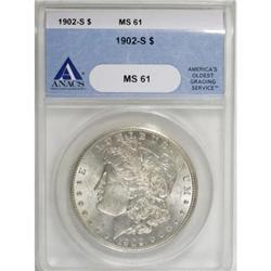 1902-S $1 MS61 ANACS