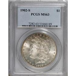 1902-S $1 MS63 PCGS