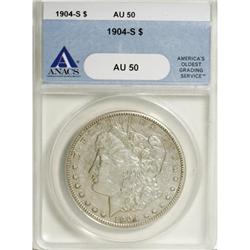 1904-S $1 AU50 ANACS