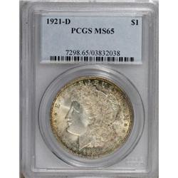 1921-D $1 MS65 PCGS