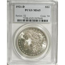 1921-D $1 MS65 PCGS