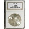 Image 1 : 1922 $1 MS66 NGC