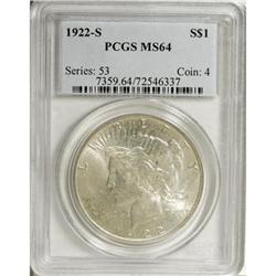 1922-S $1 MS64 PCGS
