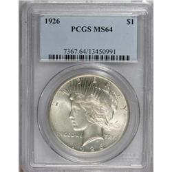 1926 $1 MS64 PCGS