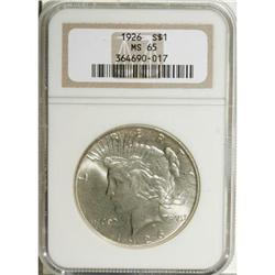 1926 $1 MS65 NGC