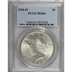 1926-D $1 MS64 PCGS