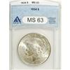 Image 1 : 1934 $1 MS63 ANACS