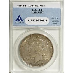 1934-S $1 AU55 ANACS