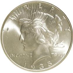 1935 $1 MS65 NGC