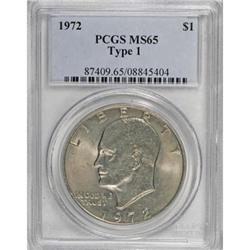 1972 $1 Type One MS65 PCGS