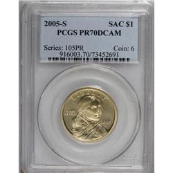 2005-S $1 Deep Cameo PR70 PCGS