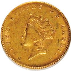 1854 G$1 Type Two XF40 NGC