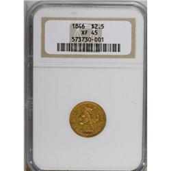 1846 $2 1/2 XF45 NGC