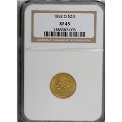 1852-O $2 1/2 XF45 NGC