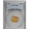 Image 1 : 1878 $2 1/2 MS63 PCGS