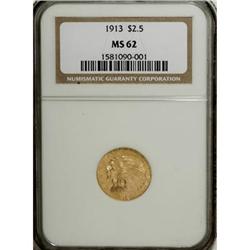 1913 $2 1/2 MS62 NGC