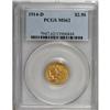 Image 1 : 1914-D $2 1/2 MS62 PCGS