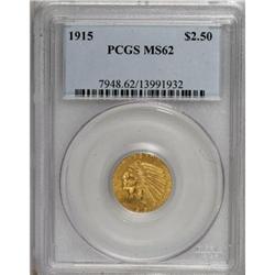 1915 $2 1/2 MS62 PCGS