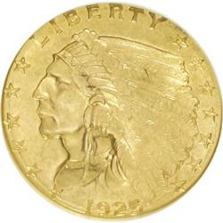 1925-D $2 1/2 MS62 NGC