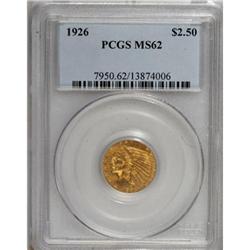 1926 $2 1/2 MS62 PCGS