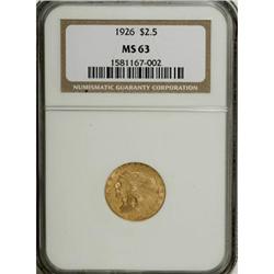 1926 $2 1/2 MS63 NGC