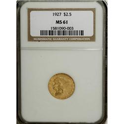 1927 $2 1/2 MS61 NGC