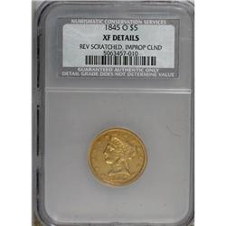 1845-O $5 XF40 CSN
