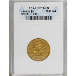 1846-O $5 XF45 ANACS