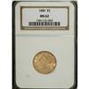 Image 1 : 1880 $5 MS62 NGC