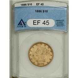 1886 $10 XF45 ANACS
