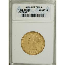 1892-O $10 AU55 ANACS