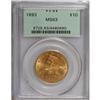 Image 1 : 1893 $10 MS63 PCGS