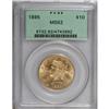 Image 1 : 1895 $10 MS62 PCGS