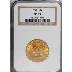 1900 $10 MS63 NGC