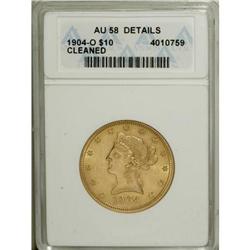 1904-O $10 AU58 ANACS